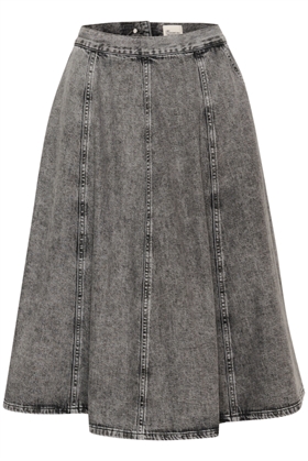 My Essential Wardrobe Nederdel - MaloMW 143 Skirt, Medium Grey Retro Wash