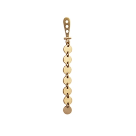 Stine A Øreringe - 1274-02-S PETIT COINS BEHIND EAR EARRING, Gold