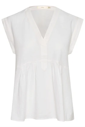 InWear Top - EllieIW V-Top, Pure White