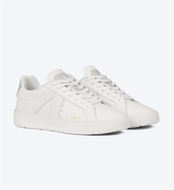 ARKK Sneakers - Essence Leather, Bright White Vapor Grey