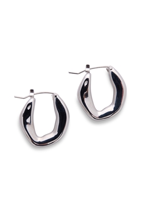 InWear Øreinge - RiahIW Hoops, Silver