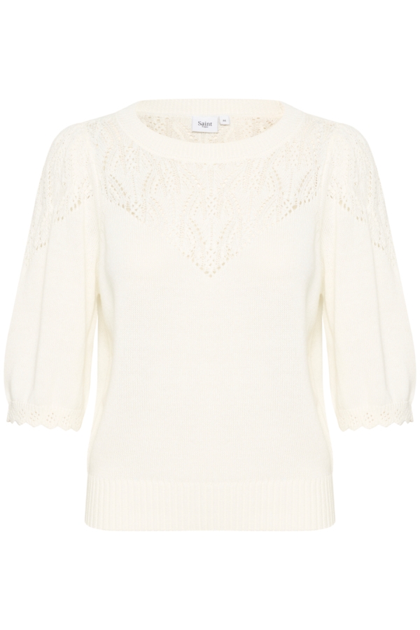 Saint Tropez Strik - UtaSZ Pullover, Ice