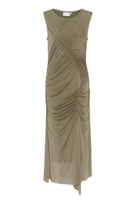 Gestuz Kjole - MessiGZ long dress, Stone Gray